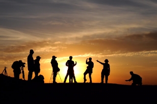  Videos To Use Commercially, Silhouette, Sunset, Sun, People, Sky