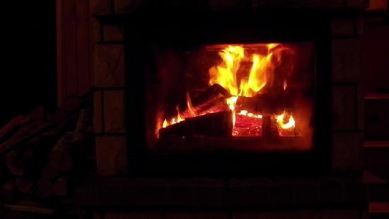 3d Motion Graphics, Fireplace, Fire, Flame, Heat, Burn