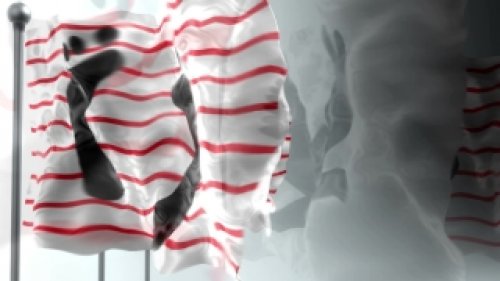 Abstract Flag Motion Background (Free VJ Loop)