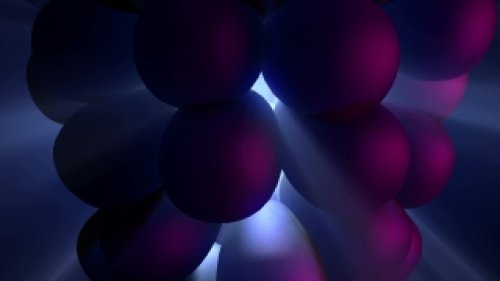 Abstract Sphere Cluster Background Video (Free Motion Graphic)
