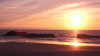 Animations Powerpoint, Beach, Sun, Sunset, Ocean, Sea
