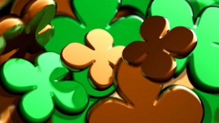 Background Motions, Clover, Bright, Light, Colorful, Design