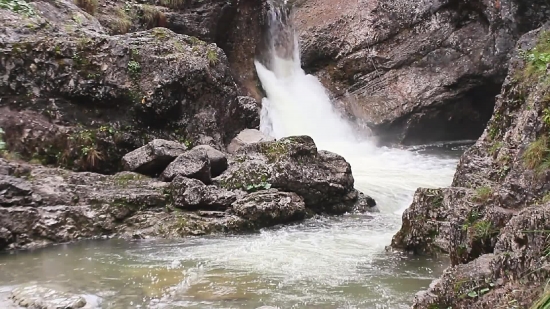 Background Video Loops Hd, Water, River, Geological Formation, Waterfall, Stream