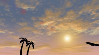 Christian Video Backgrounds, Sky, Sun, Clouds, Sunset, Landscape