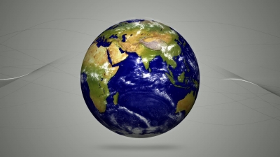 Drone Stock Footage 4k, Planet, Globe, Earth, World, Map