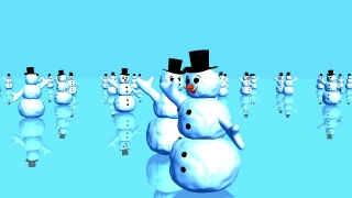 Free Graphics Video Background Hd, Snowman, Figure, Cartoon, Creation, Winter