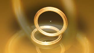 Free Motion Backgrounds, Symbol, Gold, Coil, 3d, Reflection