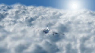 Free Moving Backgrounds, Jet, Sky, Clouds, Weather, Air