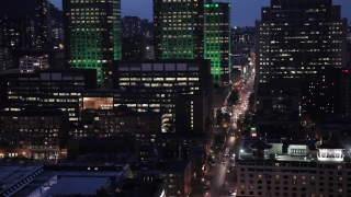 Free Youtube Creative Commons Video Download, Business District, City, Skyline, Night, Urban