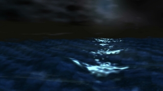 Full Hd Video Clip, Body Of Water, Ocean, Sea, Moon, Sky