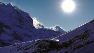Lighthouse Stock Footage, Mountain, Glacier, Snow, Alp, Mountains
