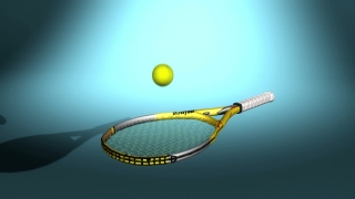 No Copyright Footage, Racket, Sports Implement, Tennis, Ball, Court