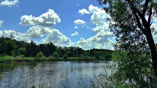Powerpoint Video Backgrounds, Sky, Basin, Lake, Landscape, Water