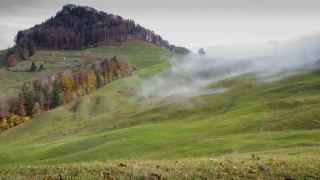 Rain Stock Video, Highland, Landscape, Grass, Rural, Sky