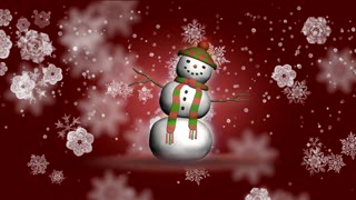 Snowman, Figure, Snow, Winter, Holiday, Snowflake