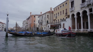 Stock Footage, Gondola, Boat, Vessel, Craft, Canal