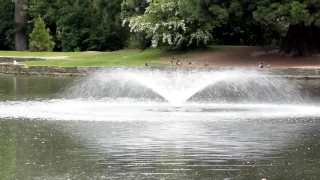Stock Footage Video, Fountain, Structure, Waterfall, Water, River