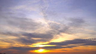 Video As A Background, Sky, Atmosphere, Sun, Clouds, Sunset