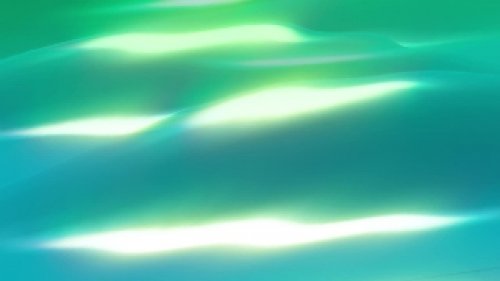 Wavy Aqua Light Motion Background (Royalty Free)