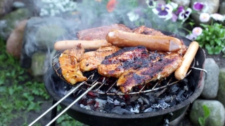Youtube Intro Video No Copyright, Barbecue, Meat, Dinner, Grill, Grilled