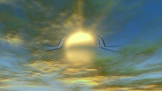 Motion Background Loops For Worship, Sun, Sunset, Sky, Clouds, Sea