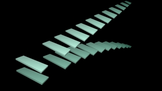 Stairs, 3d, Black, Piano, Step, Graphic