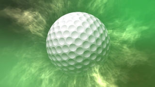 Stock Video For Website Background, Golf Ball, Golfer, Player, Ball, Golf