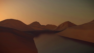Sun, Sand, Dune, Sunset, Landscape, Mountain